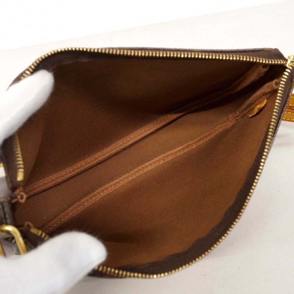 LOUIS VUITTON Brown Monogram Pochette Pouch - Picture 4 of 11